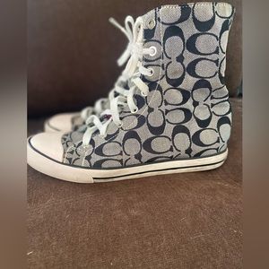 Coach high tops size 8